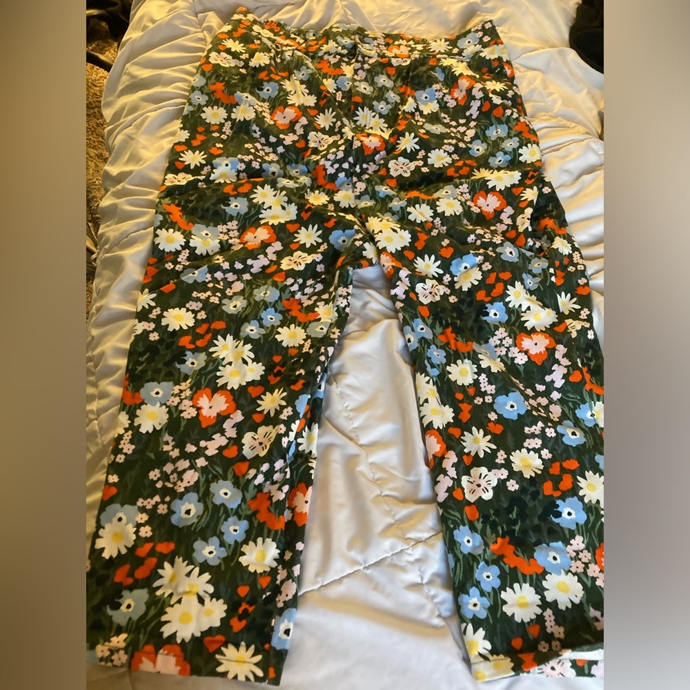 Luck and Yak floral print jeans
